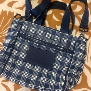 Aloha Collection Palaka Crossbody Bag (Navy)